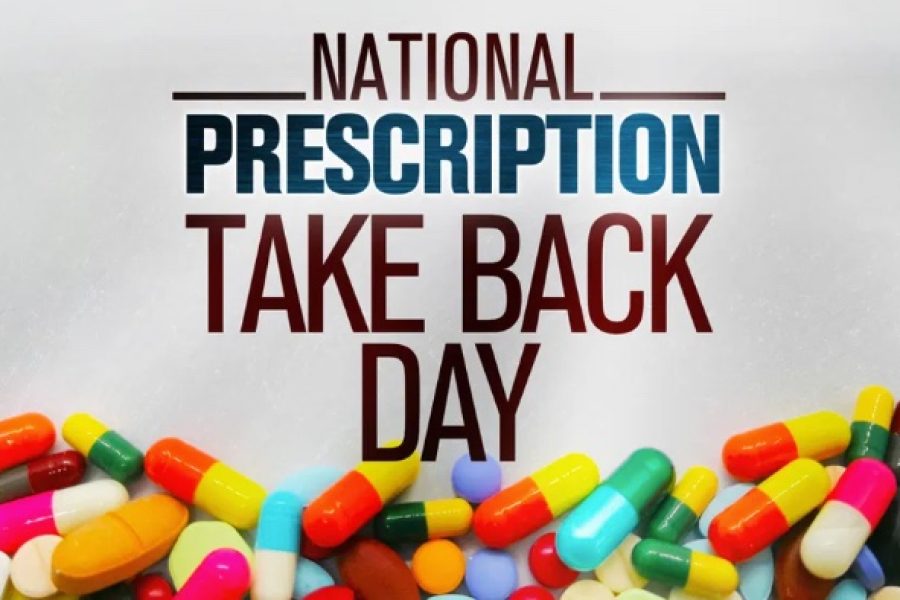 The next National Prescription Drug Take Back Day is October 28, 10am to 2pm